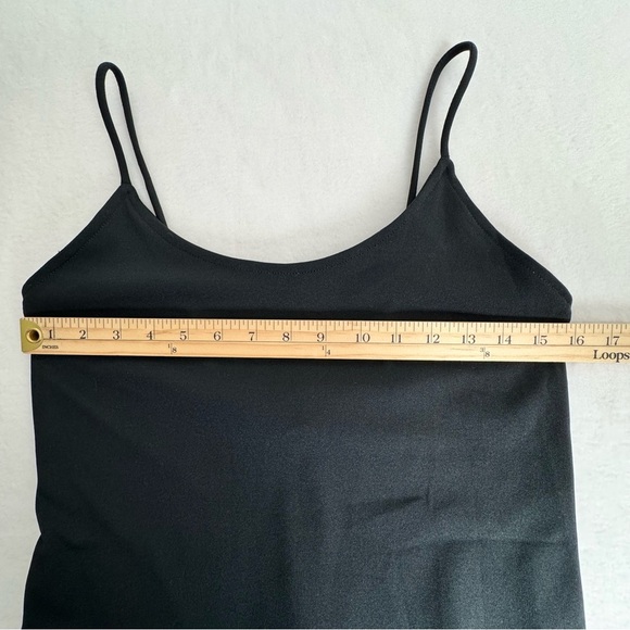 Vintage AJ Bari Womens Maxi Dress 7/8 Black Cape Witchy Boho Fairy Stretch Sheer - Picture 14 of 16